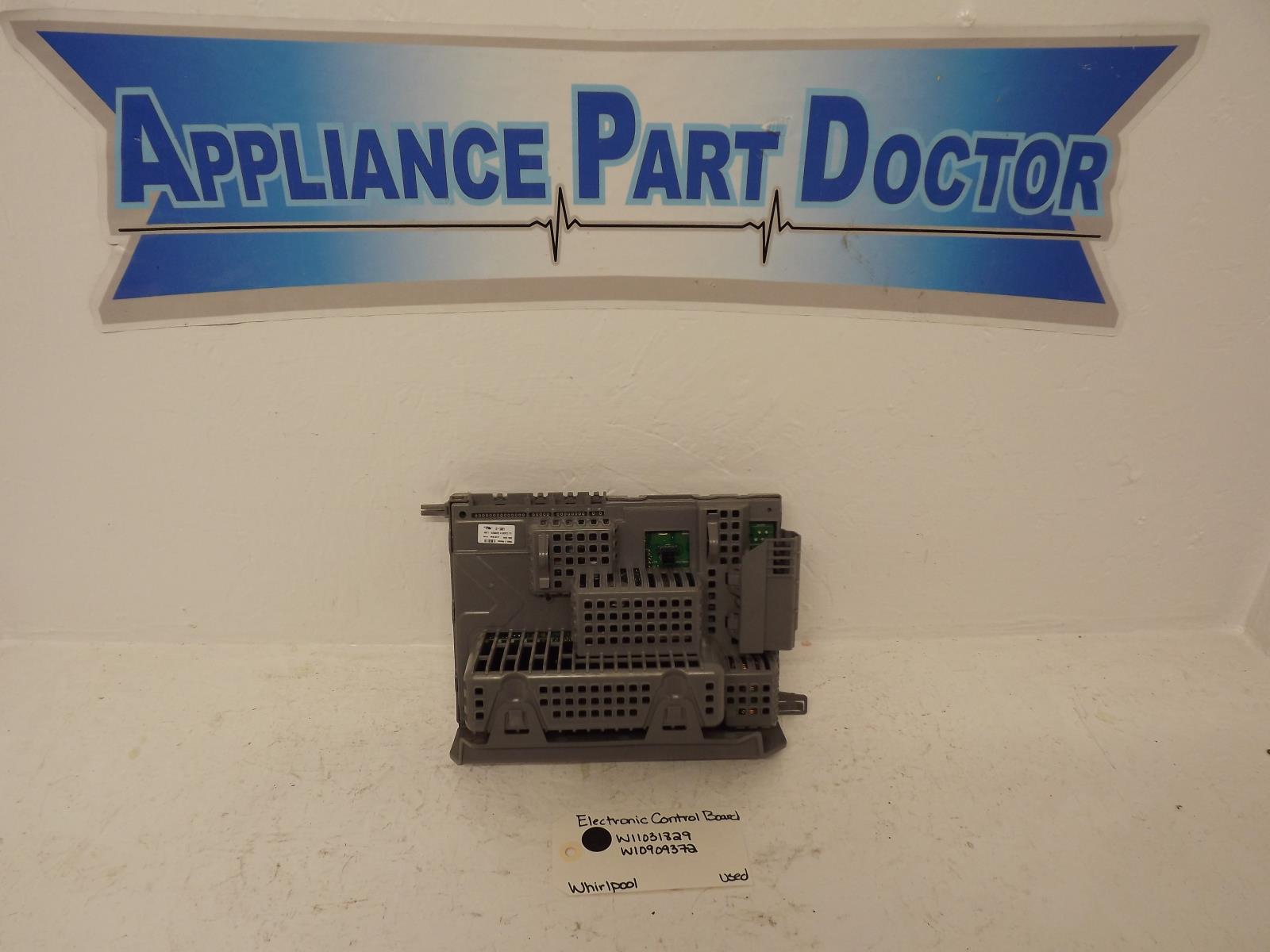 Whirlpool Washer W11031829 W10909372 Electronic Control Board Used Whirlpool Washer W11031829 W10909372 Electronic Control Board Used